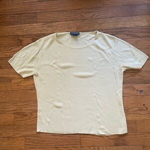 Vintage Ann Taylor silk knit tee